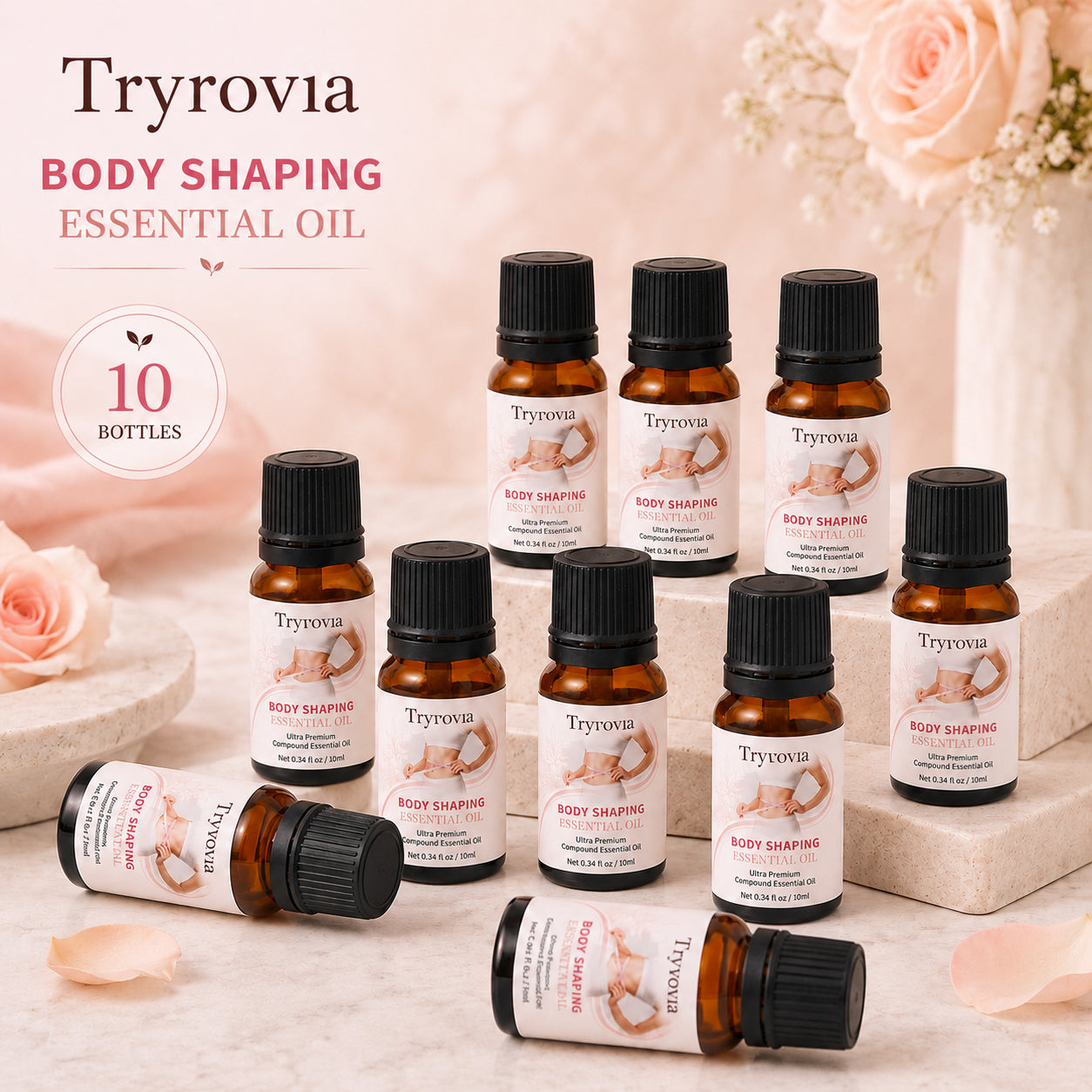 Tryrovia Body Curve Massage Oil