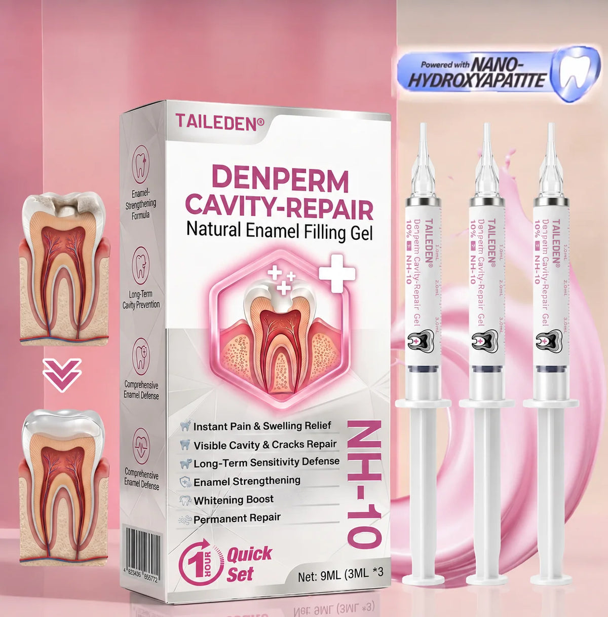 TAILEDEN®Cavity-Repair Natural Enamel Filling Gel
