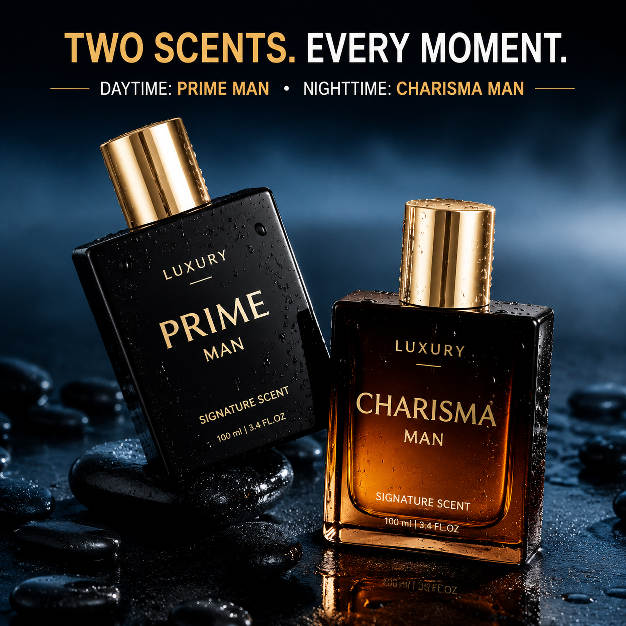 Final 3 Hours: 60% OFF 🔥 Two Scents. Every Moment – PRIME MAN & CHARISMA MAN Perfume