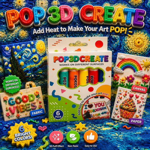 Save 50% by ordering today丨Ave79® 3D Relief Art Pen – Turn Flat Drawings Into Touchable 3D Art🪄