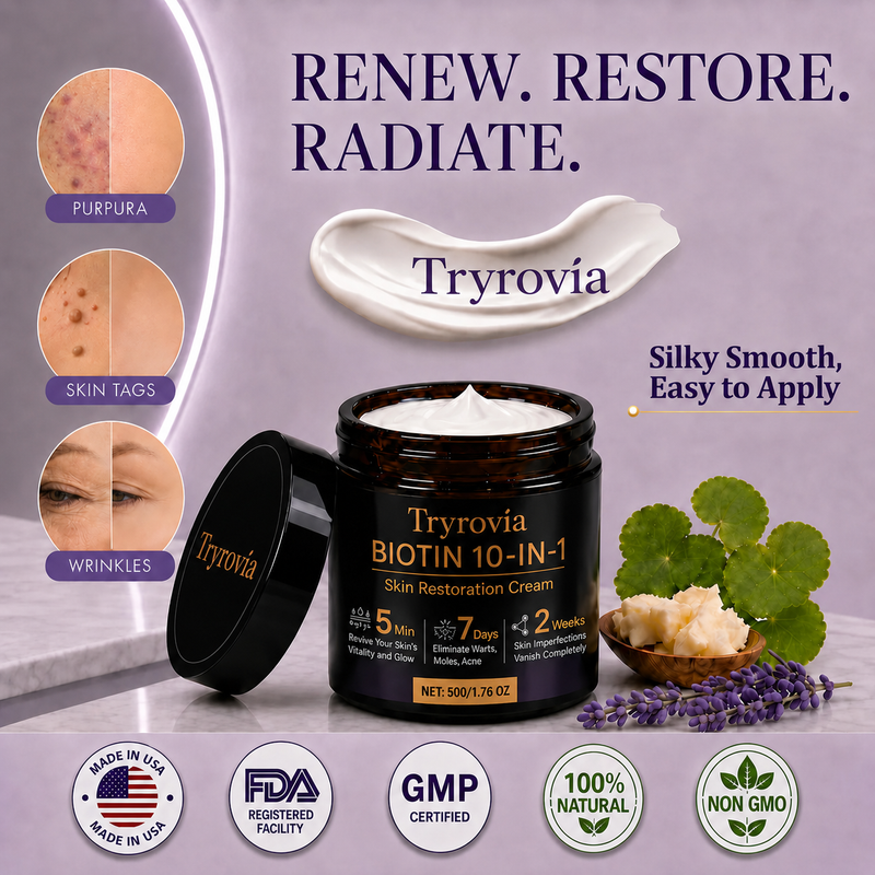 Tryrovia® Biotin 10-in-1 Skin Restoration Cream